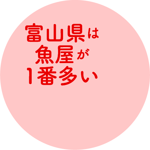 富山県は魚屋が1番多い
